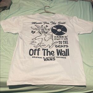 Vans Black and Blue Short Sleeve Tee Casual Graphic Design